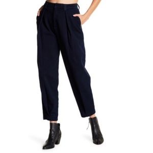 AG Adriano Goldschmied Hexa Pri Pant in Indigo Compact Jersey 100% Cotto…